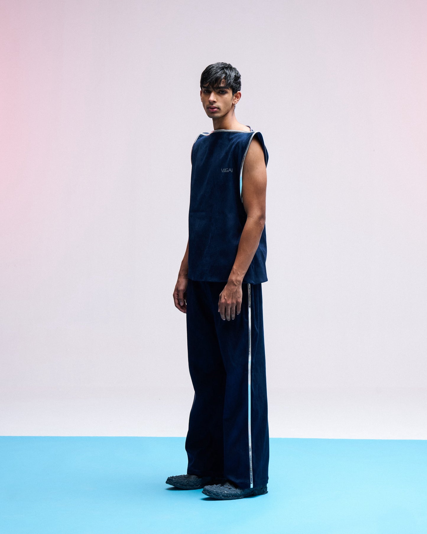 VULGAR SIGNATURE SUEDE PANTS