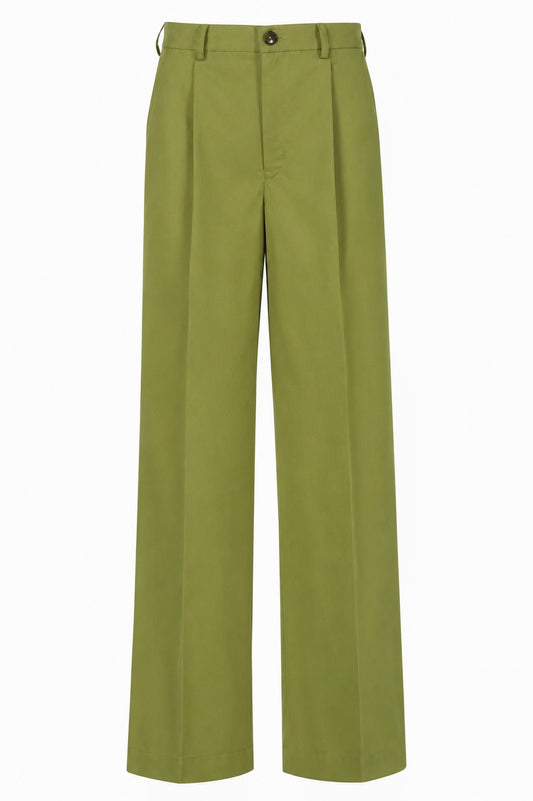 VULGAR 9 TO 5 TROUSERS [OLIVE GREEN]
