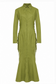 VULGAR 9 TO 5 DRESS [OLIVE GREEN]