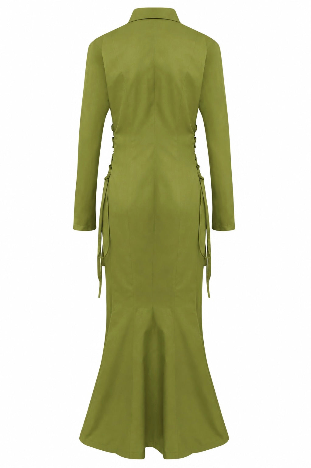 VULGAR 9 TO 5 DRESS [OLIVE GREEN]