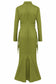 VULGAR 9 TO 5 DRESS [OLIVE GREEN]