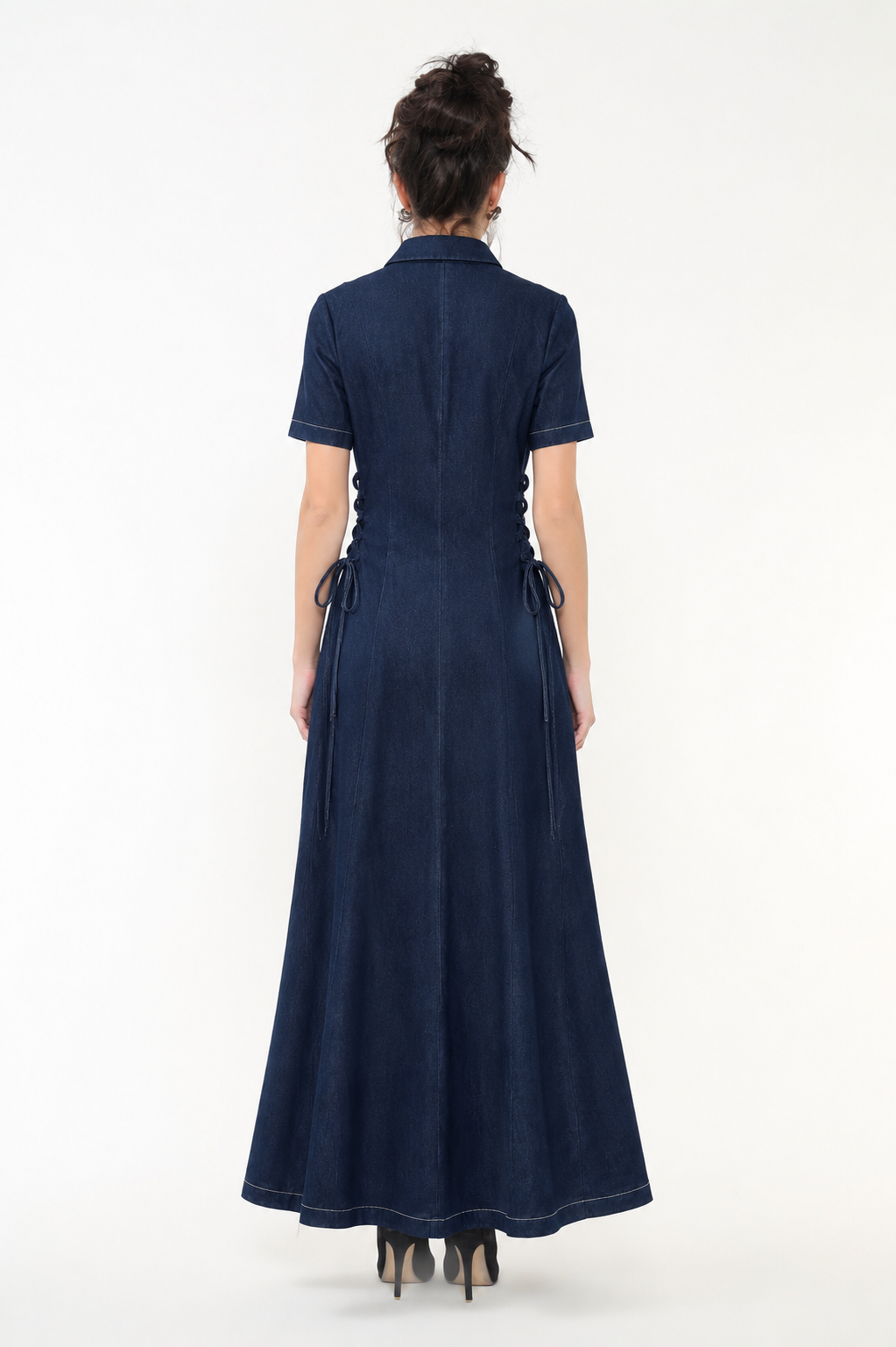 VULGAR 9 TO 5 DRESS [DENIM BLUE]