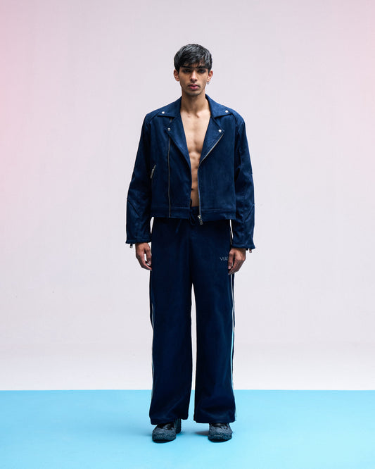 VULGAR SUEDE BIKER JACKET